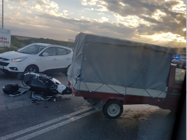 Siracusa, incidente a Targia: un ferito lieve