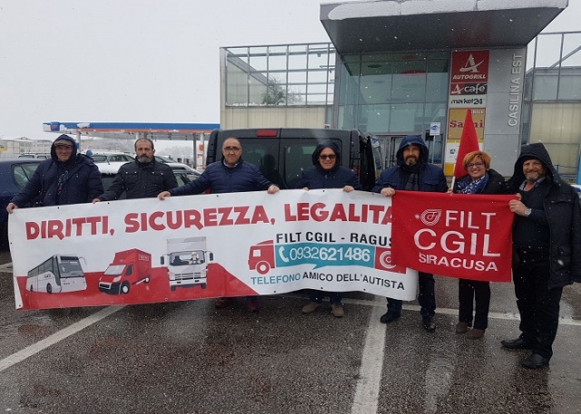 Delegazione della Filt di Siracusa a Roma contro liberalizzazione del settore