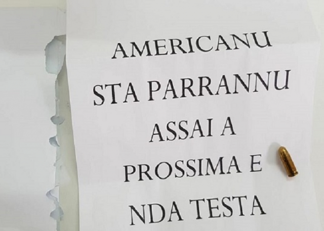 Siracusa, lettera minatoria con proiettile a Napolitano