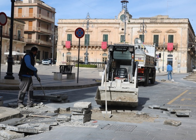 Rosolini, restyling di piazza Garibaldi e dell'intero centro storico