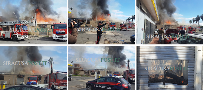 collage incendio ristorante 2