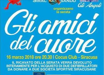 Siracusa, "Gli amici del cuore": serata di solidarietà