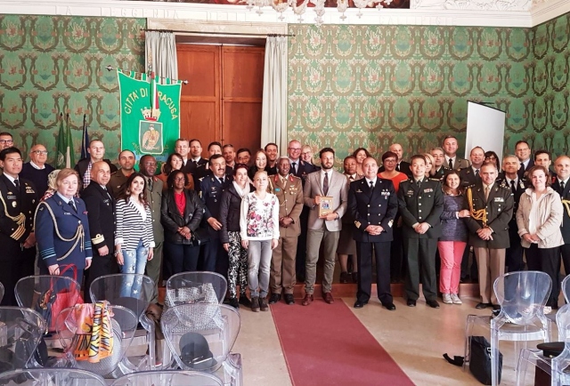 Siracusa, ricevuti a palazzo Vermexio gli addetti militari stranieri