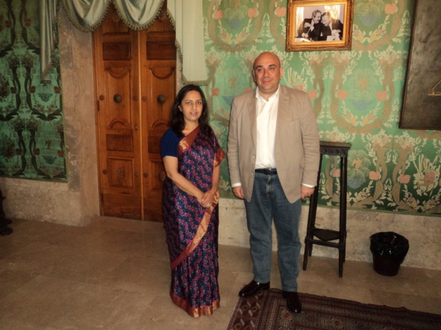 Siracusa, l'ambasciatrice indiana ricevuta dal sindaco Garozzo