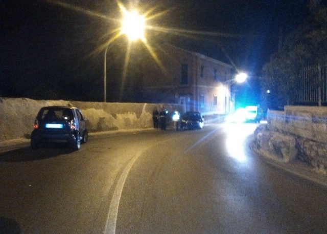Siracusa, incidente frontale in via Necropoli Grotticelle