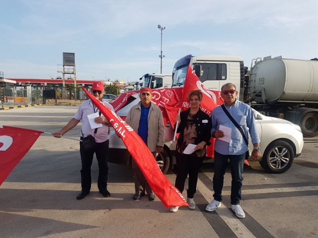 Siracusa, sit in della Filt Cgil con gli autotrasportatori contro le tante illegalità del comparto