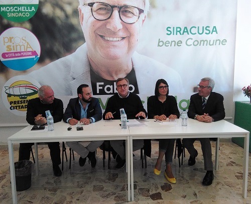 Siracusa, Fabio Moschella presenta i suoi primi quattro assessori