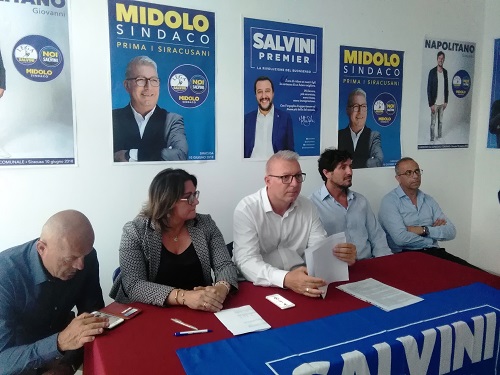 Siracusa, la Lega presenta il sindaco Midolo e la Giunta