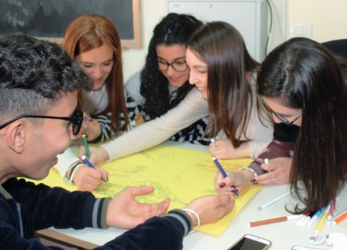 Spazio giovani Siracusa, gli studenti dell'Insolera a lavoro con ActionAid