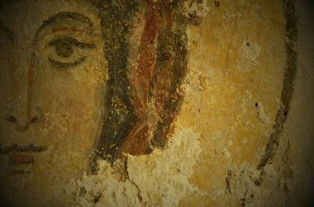 Marsala, scoperto affresco in una grotta dell'Itria