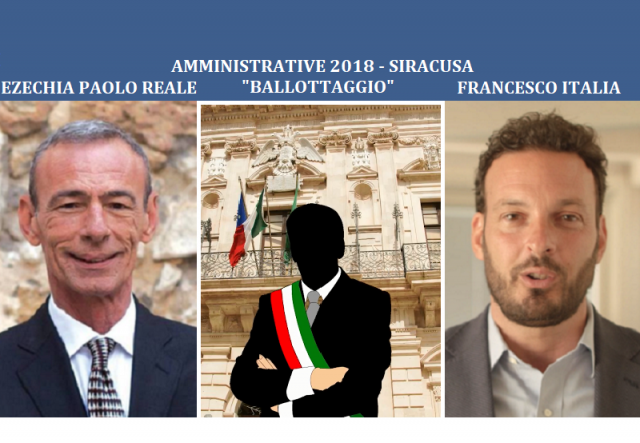 Siracusa, elezioni amministrative: oggi il ballottaggio tra Ezechia Paolo Reale e Francesco Italia. Seggi aperti dalle 7 alle 23