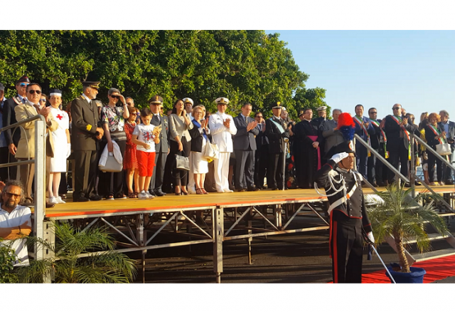 Siracusa, celebrata la festa dell'Arma dei Carabinieri a Largo Aretusa