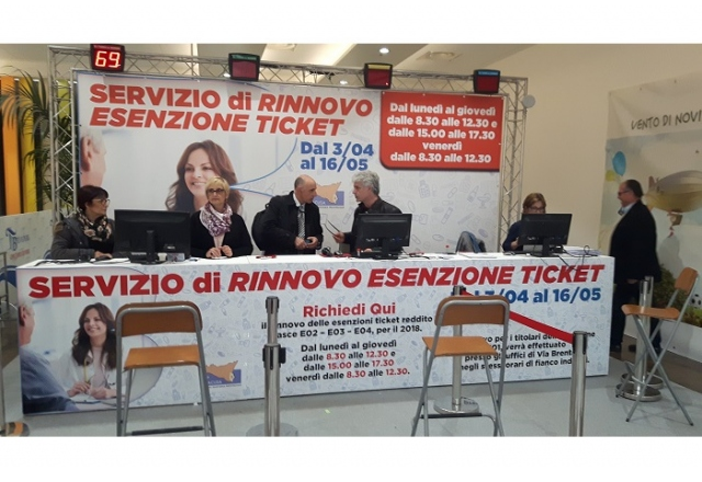 Siracusa, oltre 37.000 pratiche esenzioni ticket al Parco Commerciale Belvedere