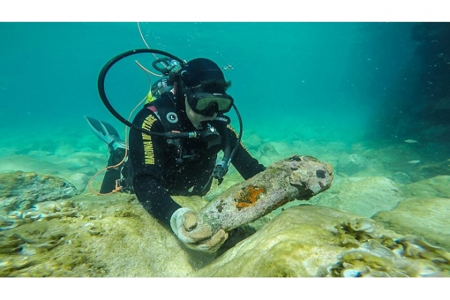 Avola, residuati bellici nelle acque di Gallina