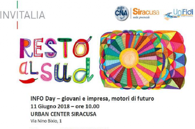 Siracusa, info day sulla misura "Resto al Sud"