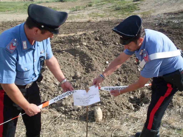 Augusta, sorpreso a rubare reperti archeologici dentro Megara Iblea