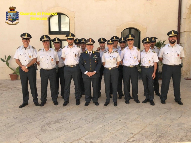 Gdf Noto, cambio al vertice della Gdf: Facciorusso nuovo tenente