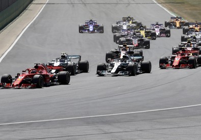 Gp Silverstone, la Ferrari trionfa: Vettel I° e Raikkonen 3°
