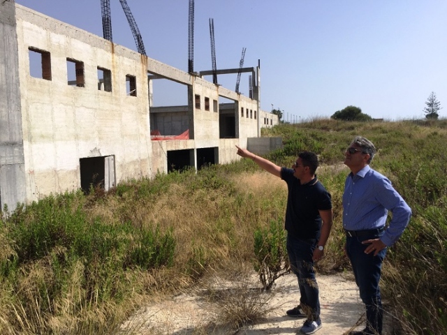 Pachino, ripartono i lavori alla piscina comunale di contrada Camporeale