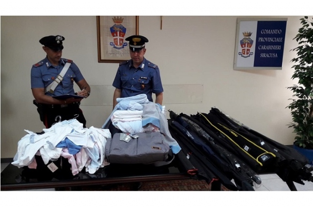 Siracusa, in casa merce proveniente da 2 furti compiuti negli ultimi giorni: denunciato 43enne