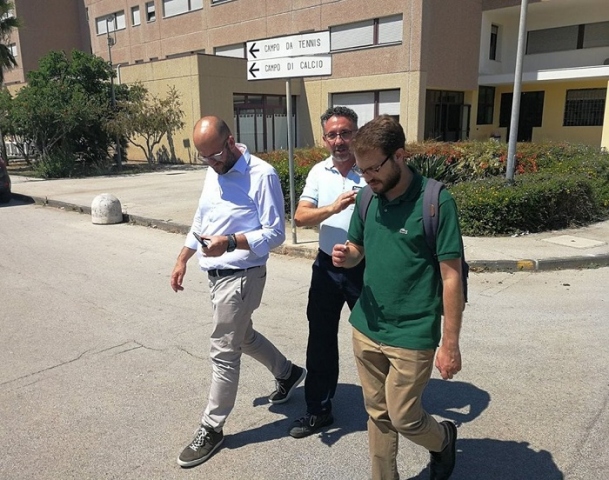 Siracusa, sopralluogo di Raciti e Cafeo a Cavadonna