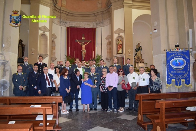Siracusa, la Guardia di Finanza ricorda l'allievo maresciallo Scamporrino