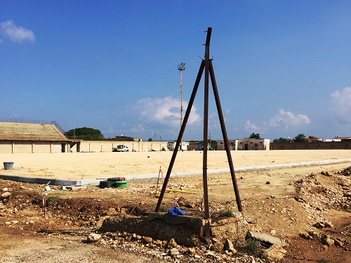 Siracusa, consiglieri pentastellati supervisionano i lavori al campo sportivo Ivan Tuccitto