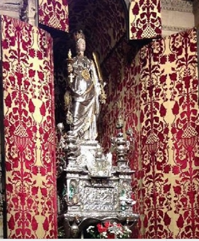 Siracusa, esposizione straordinaria del simulacro di Santa Lucia