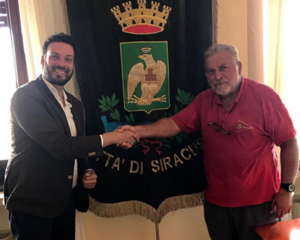 Siracusa, a palazzo di città il velista solitario Giorgio Fagotto