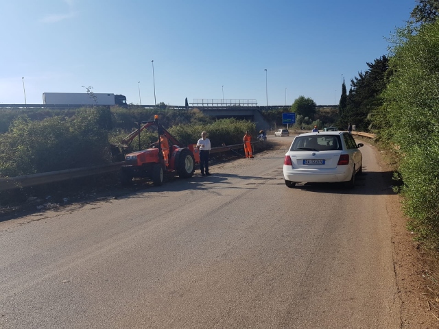 Siracusa, ripulito il tratto stradale della Cassibile-Floridia