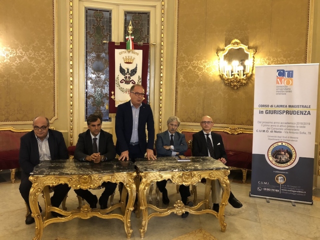 Noto, nasce il corso di laurea magistrale in Giurisprudenza