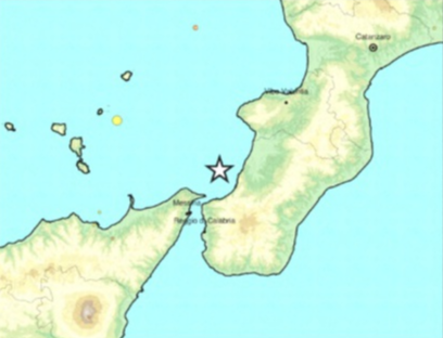 Sisma di magnitudo 4.2 sulla costa calabra, nessun danno