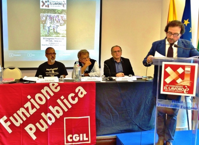 Siracusa, Fp Cgil: Franco Nardi riconfermato segretario provinciale