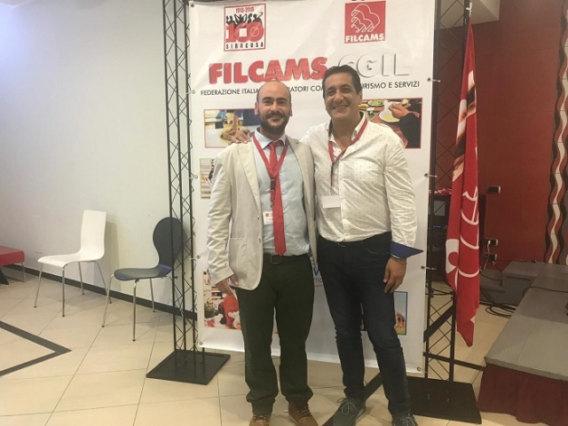 Siracusa, Alessandro Vasques nuovo segretario della Filcams Cgil