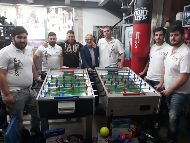 Campioni siracusani impegnati nel campionato nazionale di Calcio Balilla