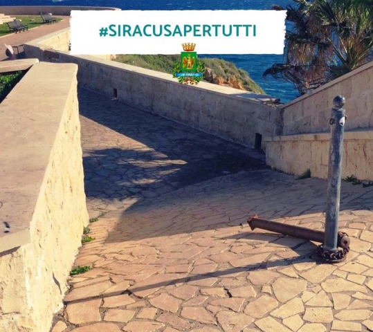 Siracusa, via le barriere architettoniche all’ingresso della pista ciclabile