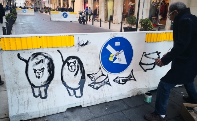 Siracusa, i jersey di Corso Matteotti e Passeggio Adorno diventano opere d'arte