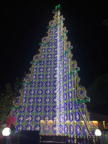 Siracusa, alberi di Natale in Piazza Duomo e alla Mazzarrona
