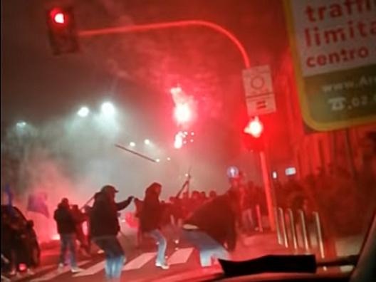 Inter-Napoli, morto ultrà investito prima della partita