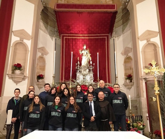 L’Eurialo Siracusa rende omaggio a Santa Lucia