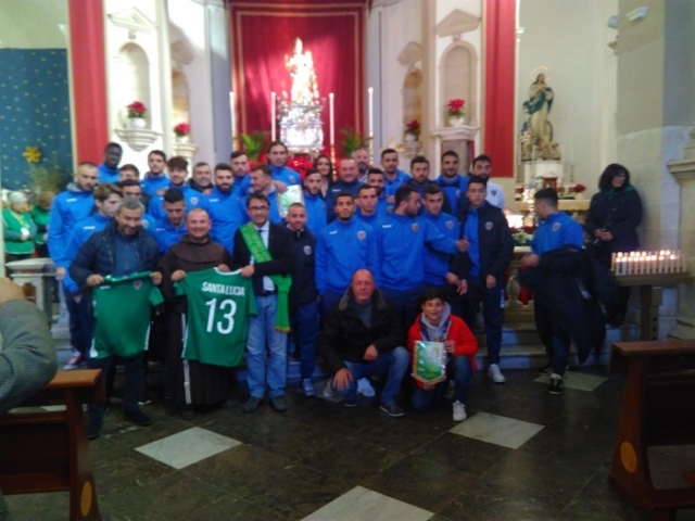 Il Siracusa rende omaggio a Santa Lucia