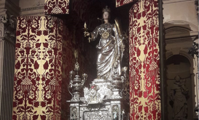 Siracusa, esposizione straordinaria di Santa Lucia