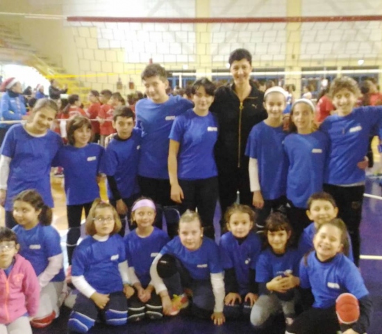I miniatleti della Polisportiva Akrai alla manifestazione Volley in Christmas di Modica