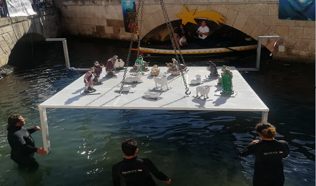 Siracusa, torna il presepe sommerso in Ortigia