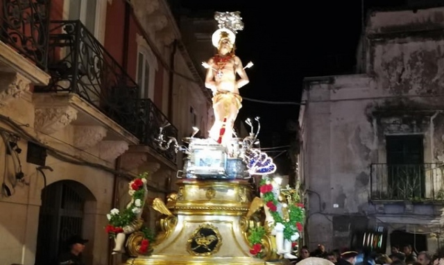 Siracusa, San Sebastiano: nel pomeriggio la processione per le vie di Ortigia