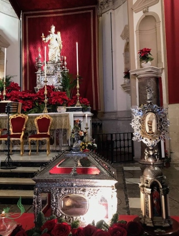 Siracusa, "Festa delle Reliquie": esposizione di S.Lucia
