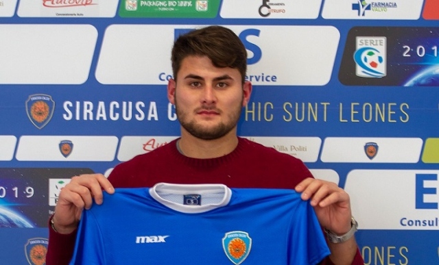 Il Siracusa acquista il portiere Diamante Crispino