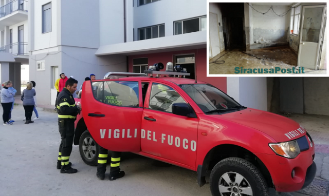 Pachino, contatori enel a fuoco in via Mascagni: nessun ferito