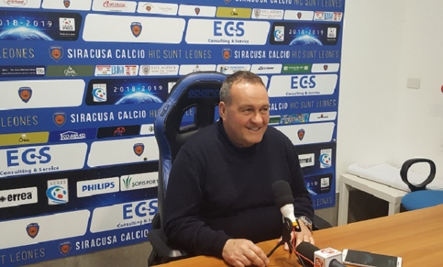 Siracusa-Rieti, Raciti: "Servirà la migliore prestazione dell' anno"