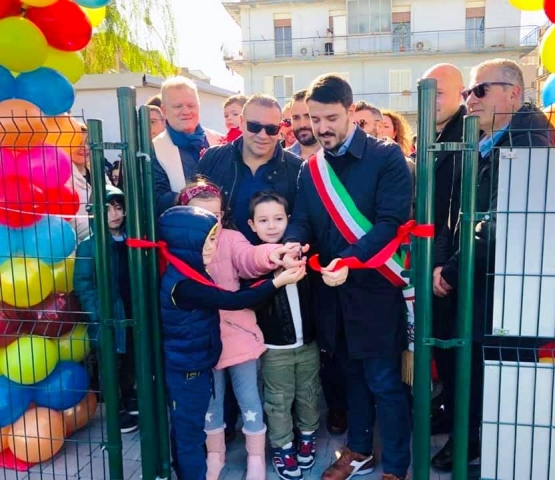 Lentini, inaugurato l'Ecoparcogioco Comunale